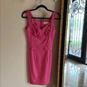T’ Ameril Elegant Pink Sleeveless Dress